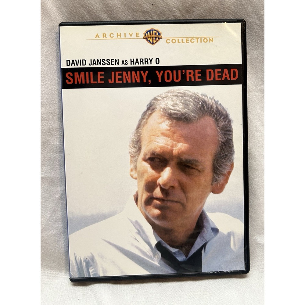 Harry O Smile Jenny You're Dead DVD 1974 Warner Bros Archive Collection Rare OOP